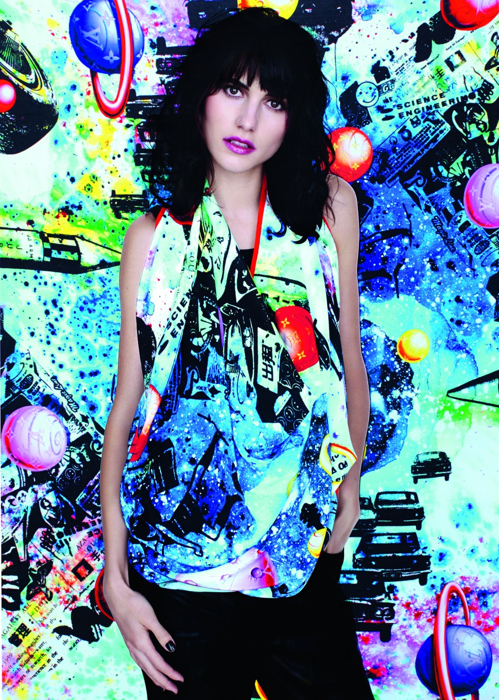 Carre Geant par Kenny Scharf pour Louis Vuitton