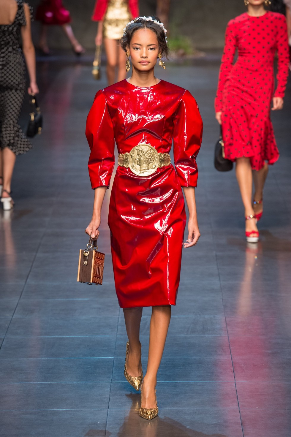 Milan Fashion Week Womenswear Spring/Summer 2014 - Dolce & Gabbana - Catwalk Where: Milan, Italy When: 22 Sep 2013 Credit: SIPA/WENN.com **Only available for publication in Germany. Not available for publication in the rest of the world.**