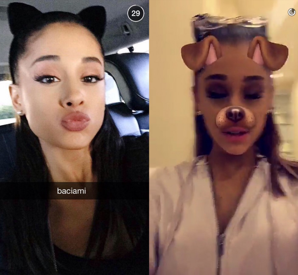3-ariana grande snapchat