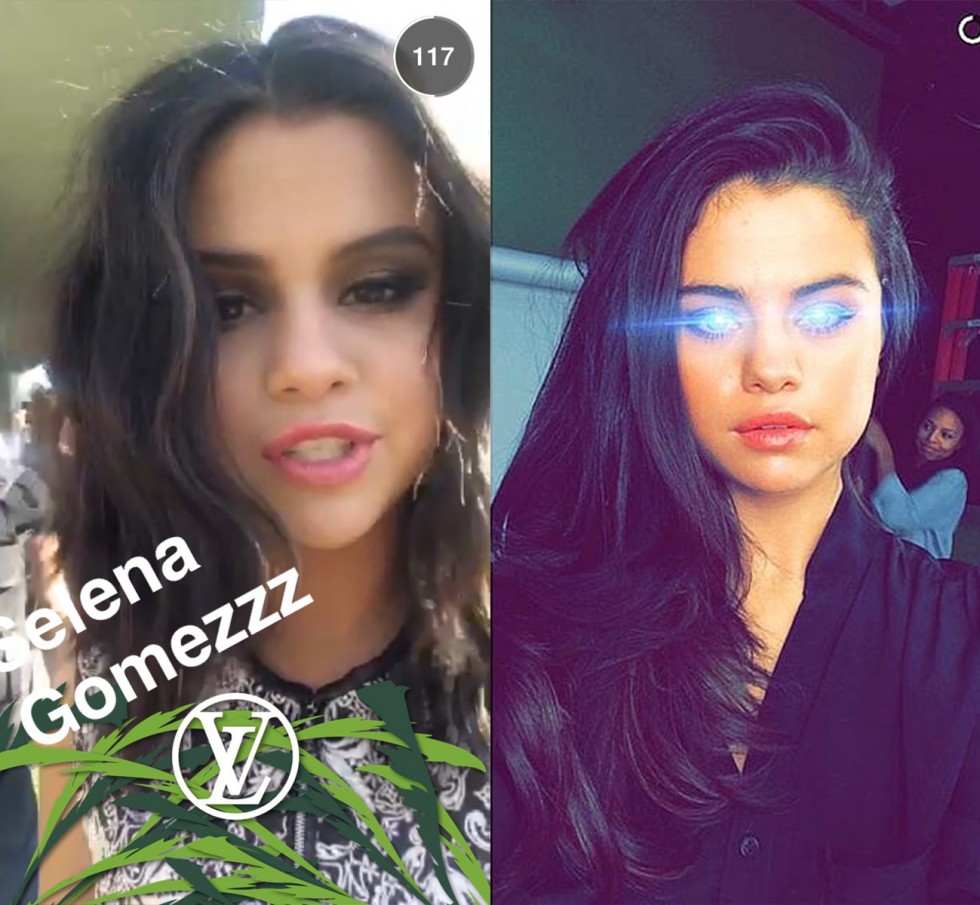 5-selena gomez snapchat