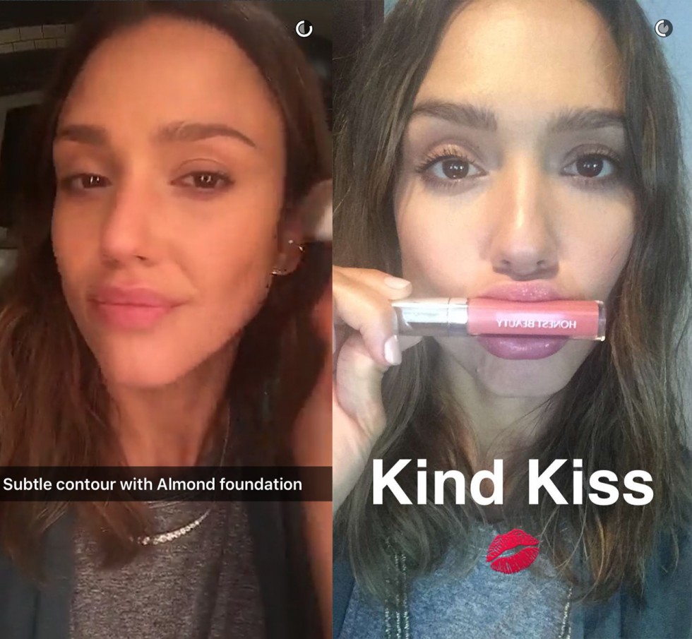 jessica alba snapchat