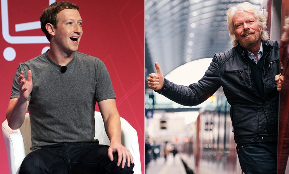 mark zuckerberg richard branson
