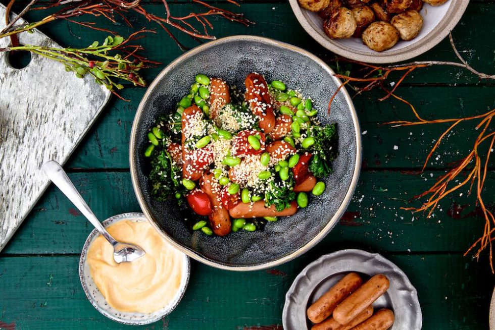 Quorn_julbord_2018_Prinskorv_Bowl