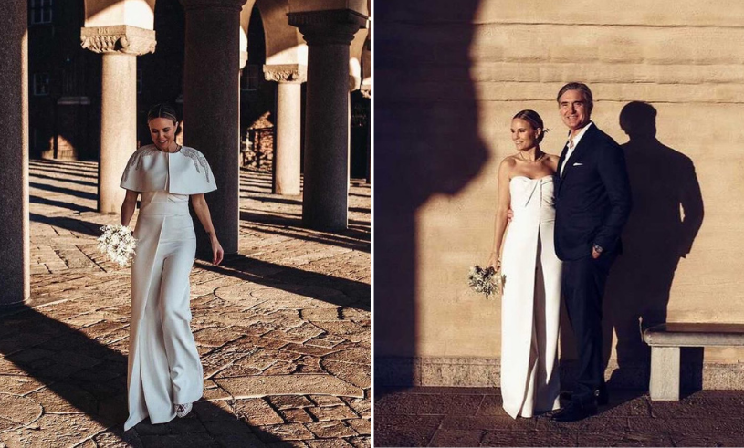 Uitvoeren vertegenwoordiger Conflict Sofi Fahrman har gift sig med Filip Engelbert - se bilderna från bröllopet  här - Metro Mode