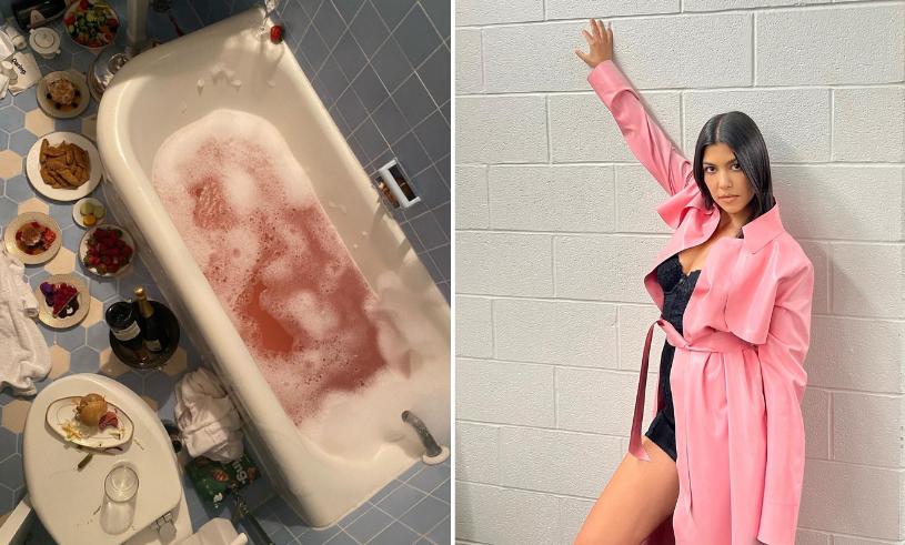 Les abonnés font rage contre la photo des toilettes de Kourtney Kardashian