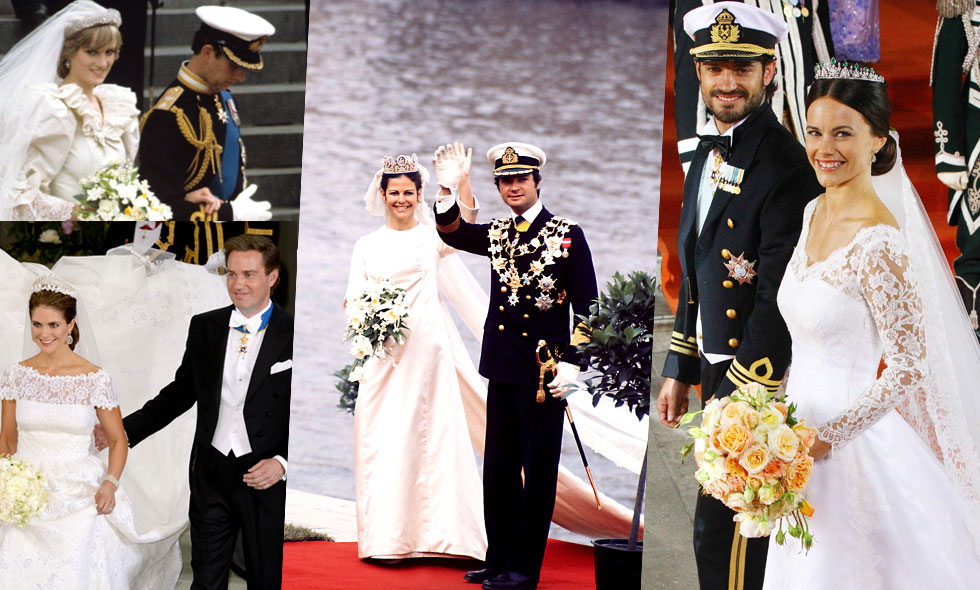 7 kungliga bröllop vi minns