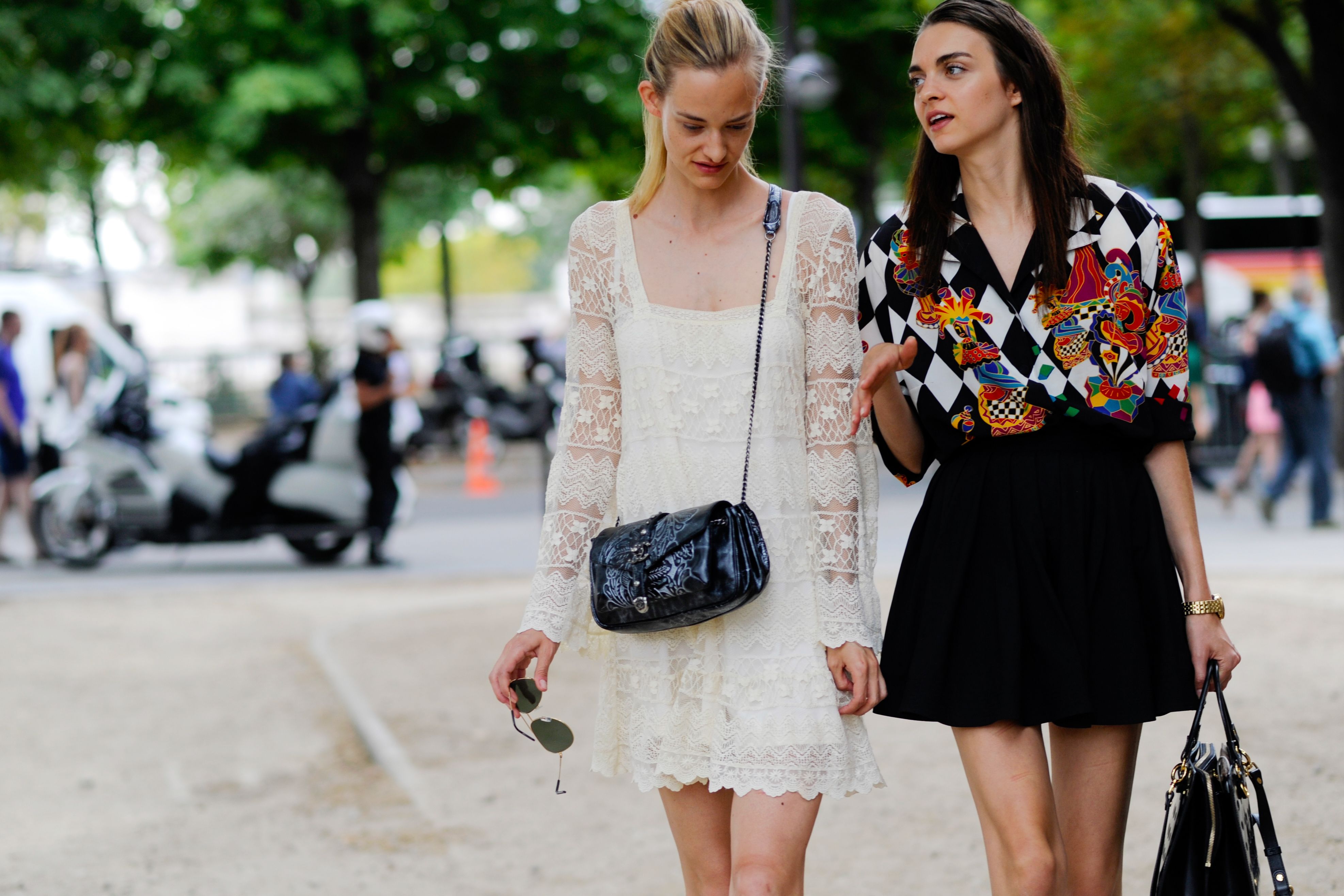Streetstyle från Paris haute couture-vecka