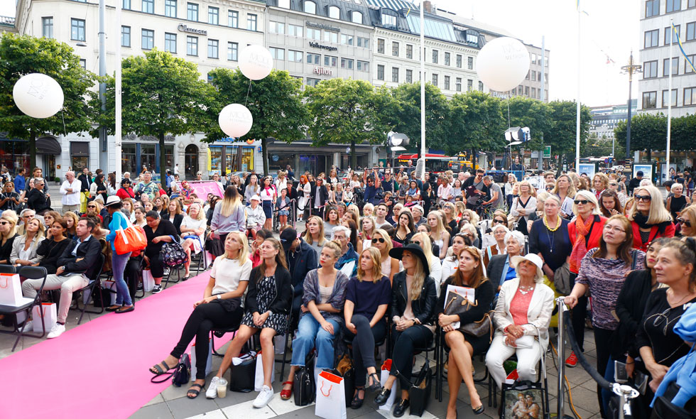 Folktätt när Metro Mode bjöd in till modevisning under Fashion Night