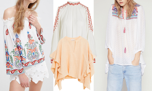 8 söta bohemiska blusar vi vill bära i sommar