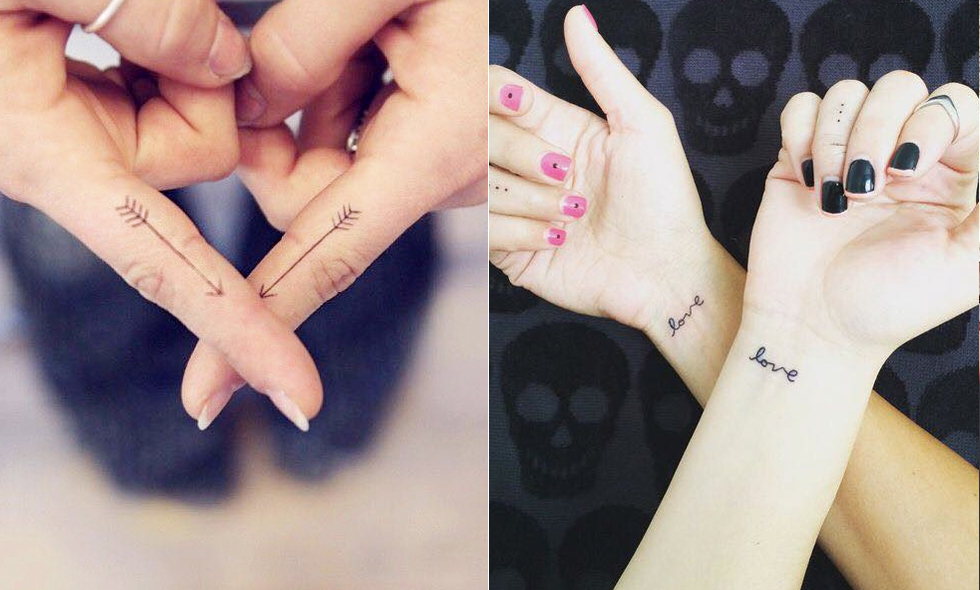 Senaste trenden: 23 tatueringar att skaffa tillsammans med en vän