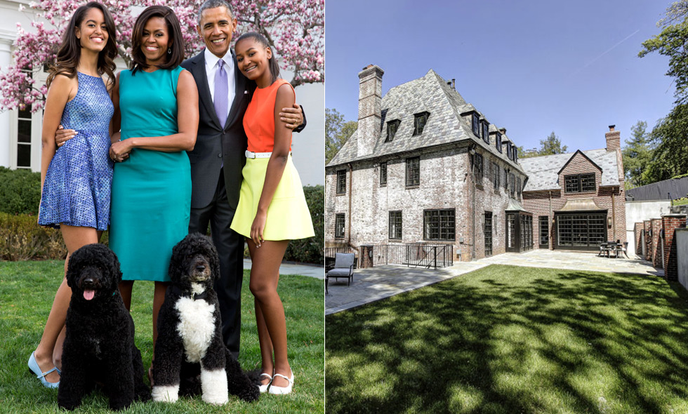 Följ med på en rundtur i Barack Obamas nya hus i Kalorama, Washington D.C.