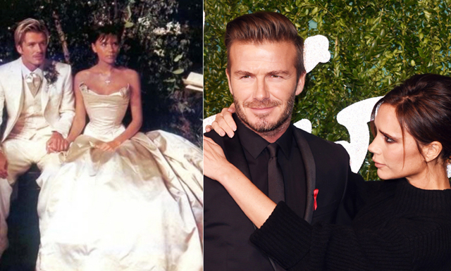 David Beckham kärlekshyllar hustrun Victoria på bröllopsdagen