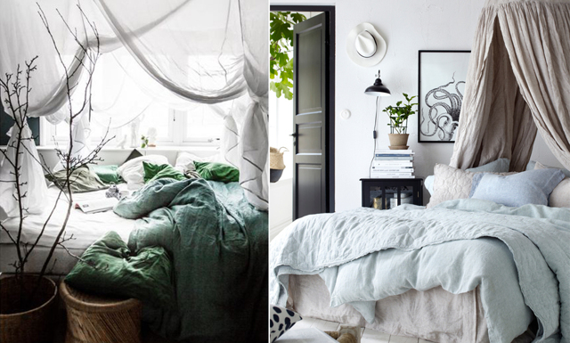 13 sätt att förändra ditt sovrum med en drömmig sänghimmel