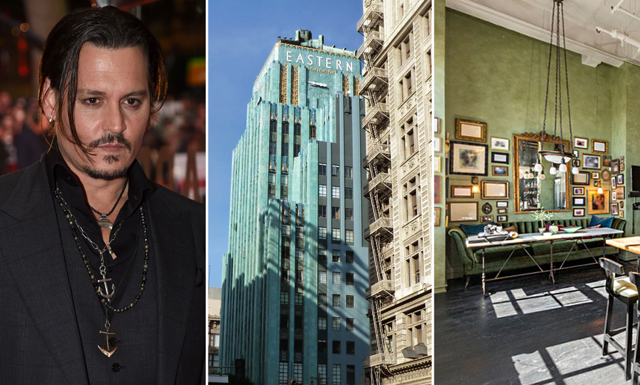 Wow! Kika in i Johnny Depps art deco-våning i Los Angeles