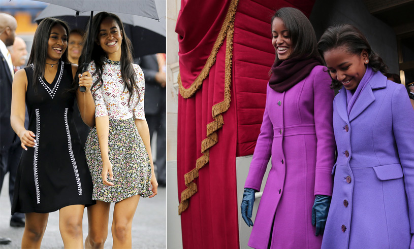 Bildspecial! Sasha och Malia Obamas snyggaste outfits de senaste 8 åren