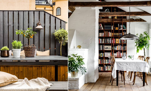Veckans hem är vindsvåningen som erbjuder lantlig lyx mitt i Stockholms innerstad