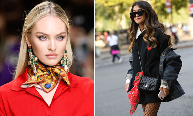 Vårens trendigaste accessoar - så stylar du scarfen på 4 olika sätt
