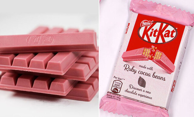 Årets bästa chokladnyhet – nu släpper KitKat en helrosa chokladkaka!