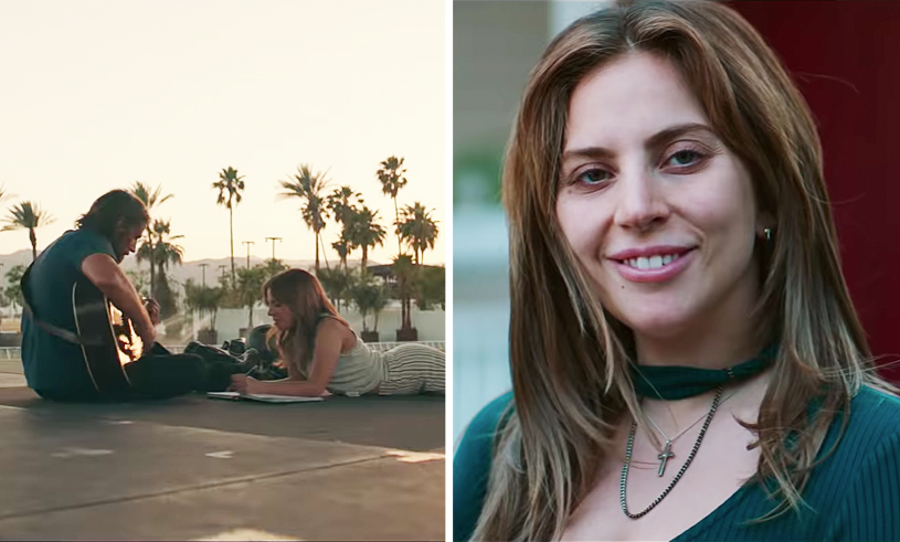 Trailern för "A star is born" visar en helt ny sida av Lady Gaga