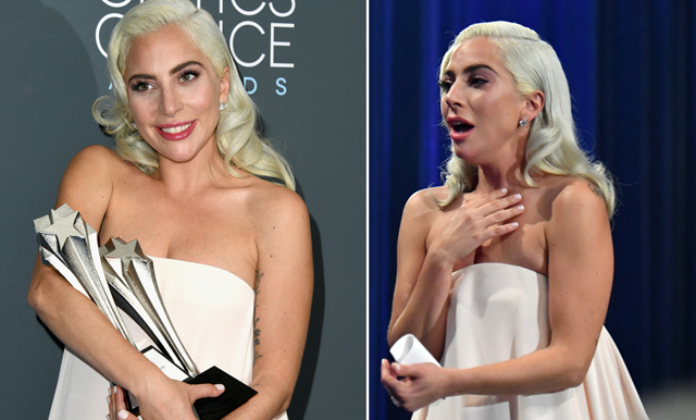 Se Lady Gagas känslomässiga tacktal under Critics’ Choice- galan – vägrade lämna scenen