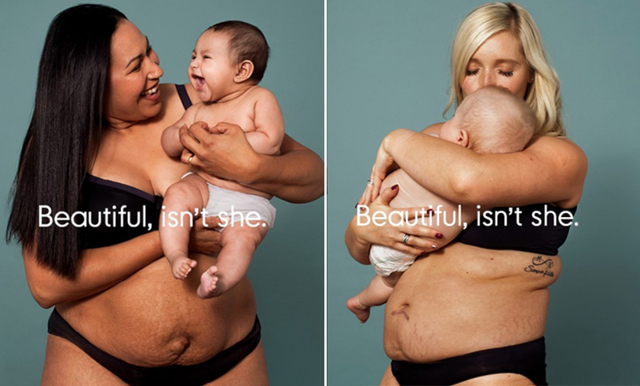 Kampanjen som hyllar mammakroppen – vill utmana hur mammor ser ut i reklam