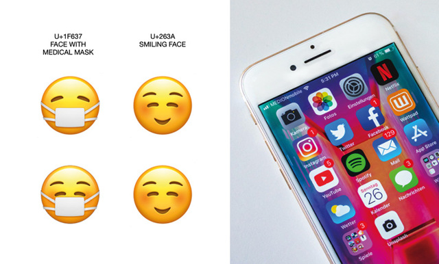 Apple ändrar mask-emojin som följd av Coronapandemin