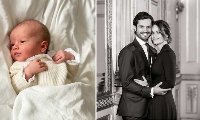 Prinsessan Sofias första ord och bilder efter förlossningen