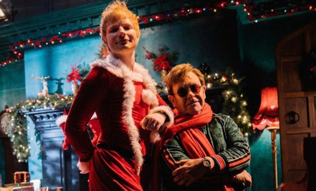 Elton John och Ed Sheeran gör julmusik tillsammans