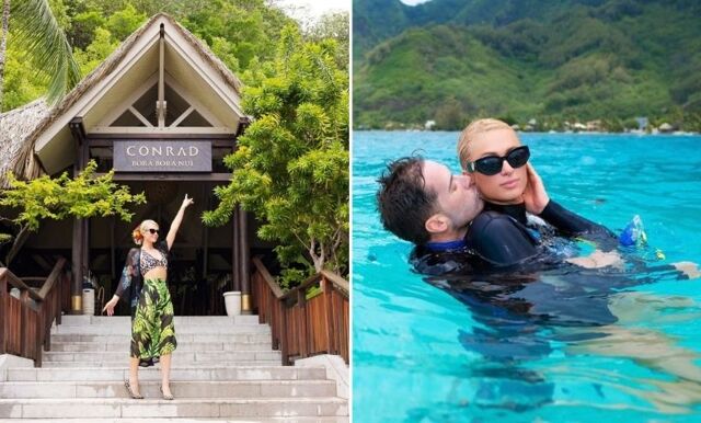 Paris Hilton och Carter Reum sparar en slant på sin smekmånad