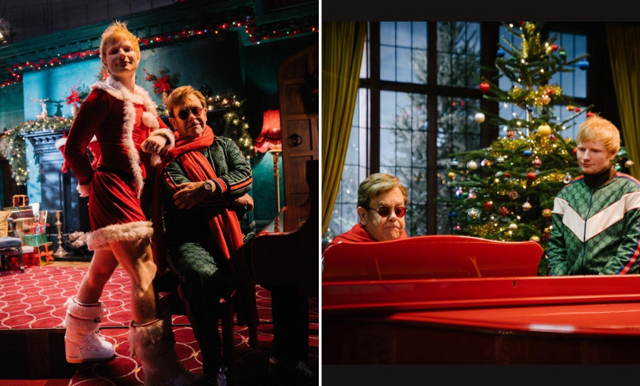 Elton John och Ed Sheerans jullåt Merry Christmas släpps nu på fredag