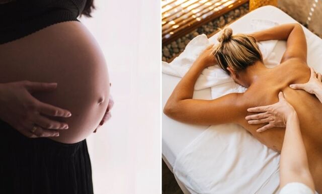 Är massage farligt under graviditeten?