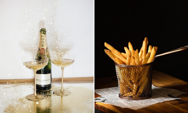 Det perfekta tilltugget till champagne: pommes frites