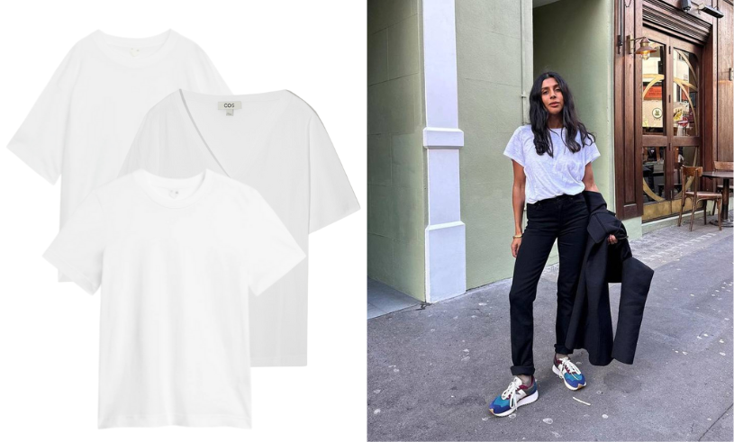 Basplagg i garderoben: Den vita T-shirten