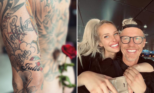 Bingo Rimérs nya tatuering: En kärleksförklaring till Julia Franzén