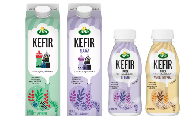 Arla slutar sälja Kefir – förpackningen associeras med Ryssland