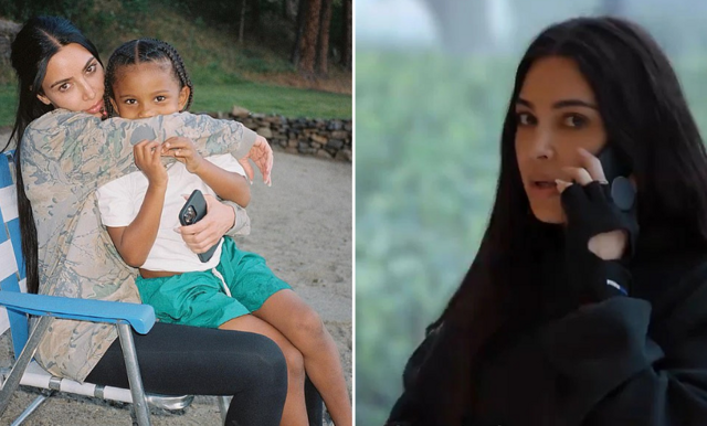Kim Kardashians son Saint, 6, upptäckte annons för hennes sexvideo med Ray J