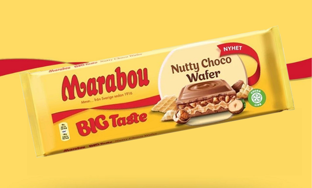 Nyhet från Marabou – Big Taste Nutty Choco Wafer