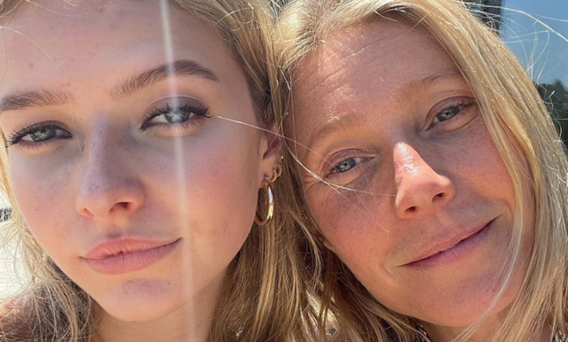 Gwyneth Paltrow postar sällsynt selfie med lookalike-dottern Apple Martin på nationella dotterdagen