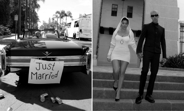Kourtney Kardashian och Travis Barker har  gift sig – igen (se bilderna här)