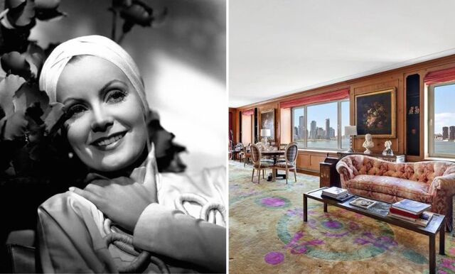 Greta Garbos gamla lägenhet är till salu – se bilderna här!