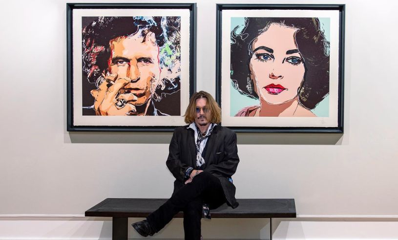 Johnny Depps konst sålde slut på några timmar – för 36 miljoner