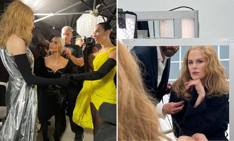 Kim Kardashian, Dua Lipa och Nicole Kidman stal showen på Balenciagas visning i Paris