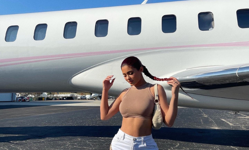 Kylie Jenner tog sitt privatplan för en 12 minuter lång flygresa – fansen rasar
