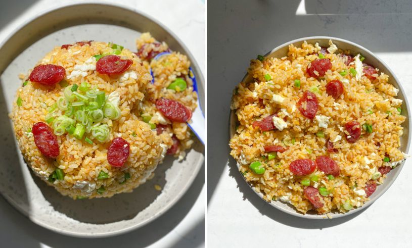 Gyllene stekt ris med ägg – så lyckas du med det virala receptet