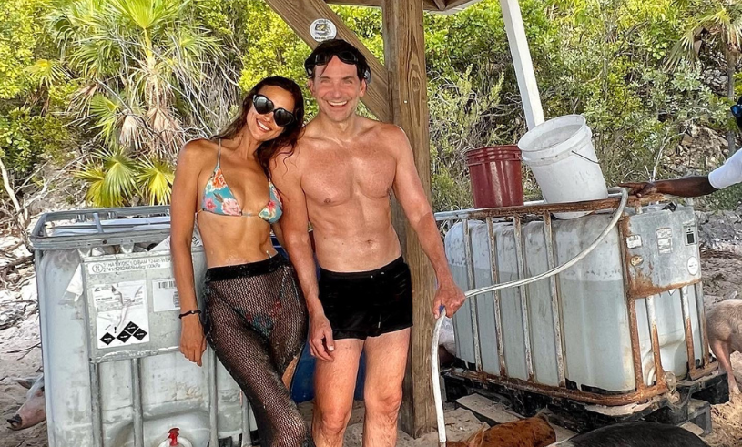 Exen Irina Shayk och Bradley Cooper åkte på tropisk semester tillsammans