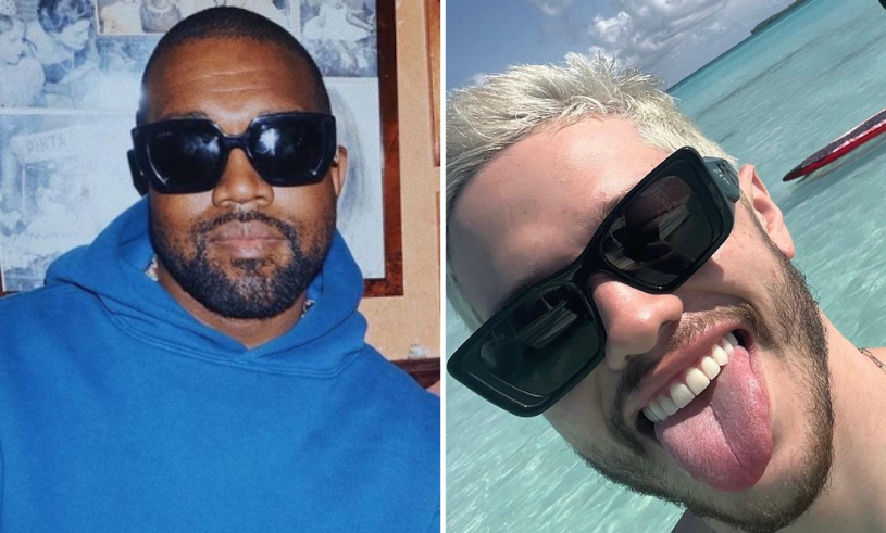 Kanye West publicerar obehagligt inlägg om Kim Kardashians ex Pete Davidson