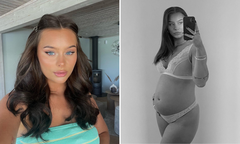 Influencern Filippa Toremo trodde hon hade IBS – var gravid i vecka 24