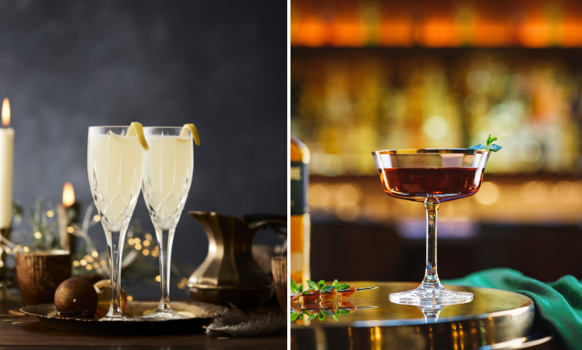 3 eleganta nyårscocktails perfekta för champagneglaset
