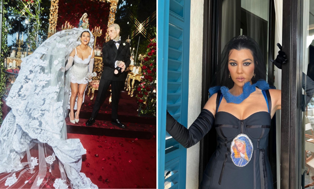 Kourtney Kardashian och Travis Barker har gift sig för tredje gången – i Italien