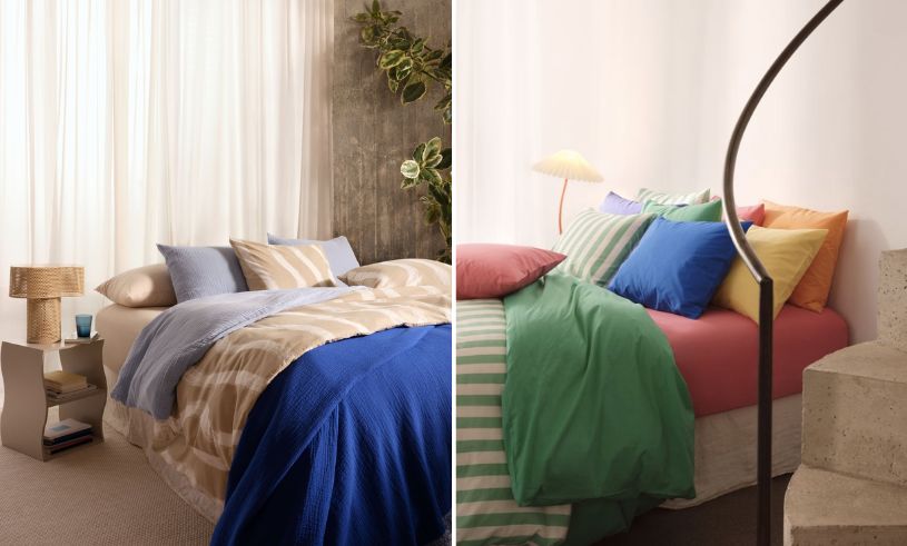 Sköna och färgglada sängkläder till våren från H&M Home